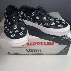 Rare Limited Edition Led Zeppelin Vans - Men’s Size 6 - Women’s Size 7.5